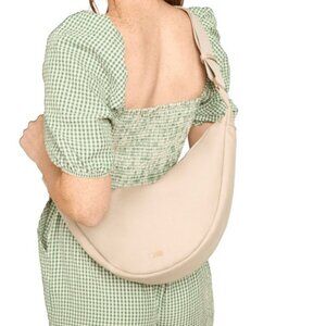 July Everyday Crescent Bag in Taupe/Khaki